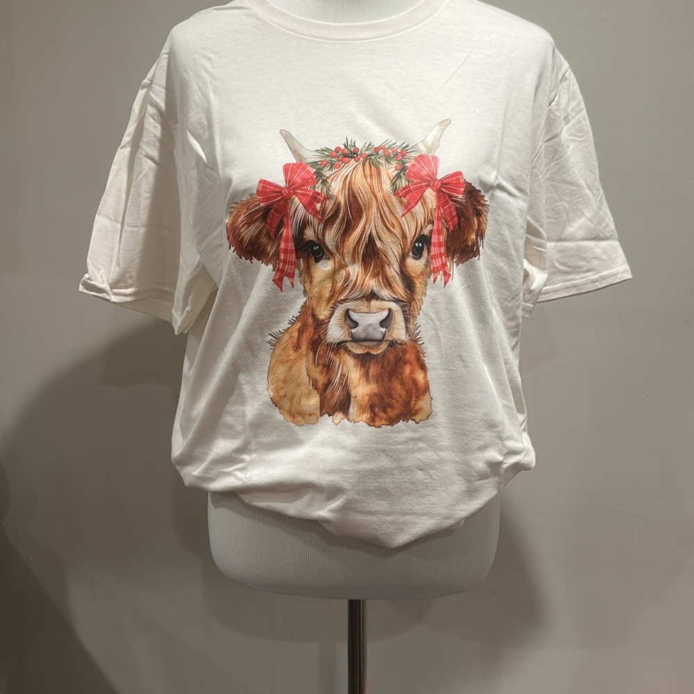Cute Cow Graphic T-Shirt